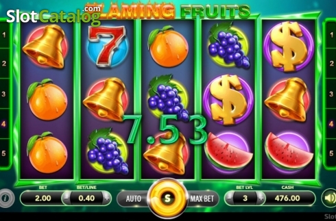 Скрин4. Flaming Fruits (SlotVision) слот