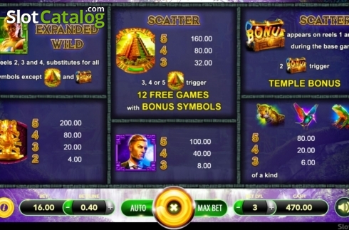 Скрин5. Secret Temple слот