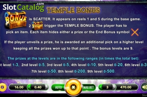 Скрин9. Secret Temple слот