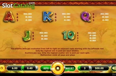 Скрин6. African Safari (SlotVision) слот