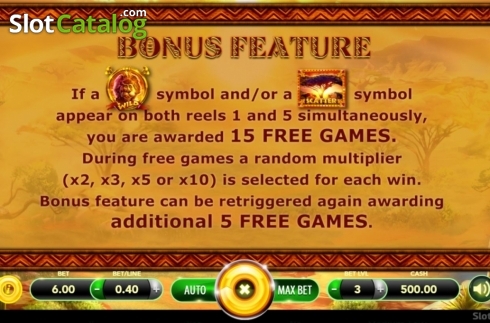 Скрин7. African Safari (SlotVision) слот