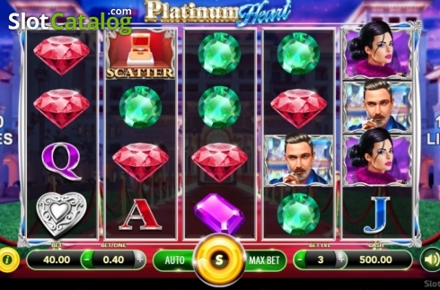 Скрин2. Platinum Heart слот