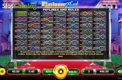 Скрин7. Platinum Heart слот