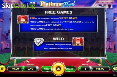 Скрин8. Platinum Heart слот