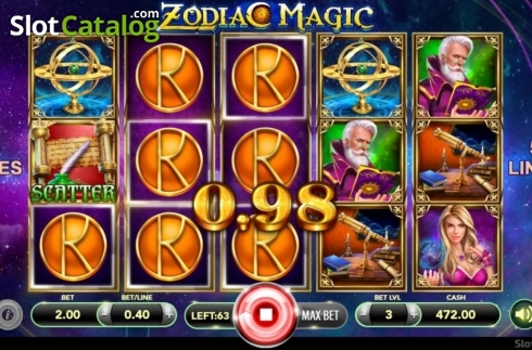 Скрин3. Zodiac Magic слот