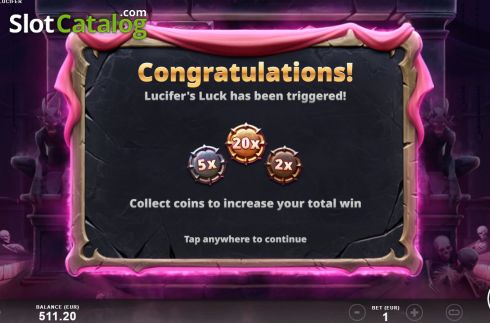 Скрин6. Lucky Lucifer слот