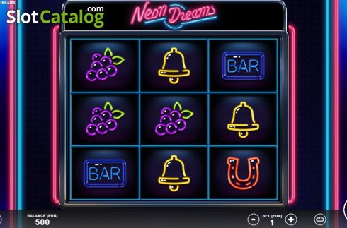 Скрин2. Neon Dreams слот