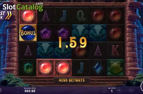 Скрин3. Merlins Fortune слот