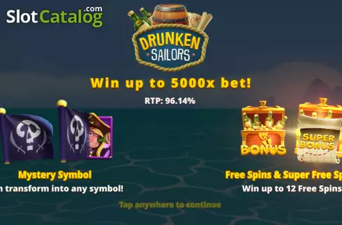 Скрин2. Drunken Sailors (Slotmill) слот