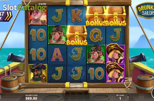 Скрин5. Drunken Sailors (Slotmill) слот