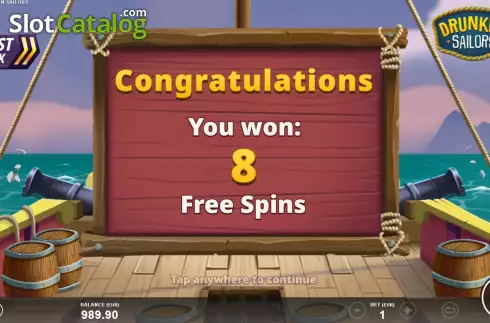 Скрин6. Drunken Sailors (Slotmill) слот