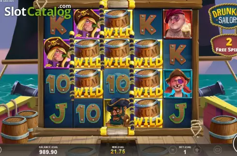 Скрин8. Drunken Sailors (Slotmill) слот