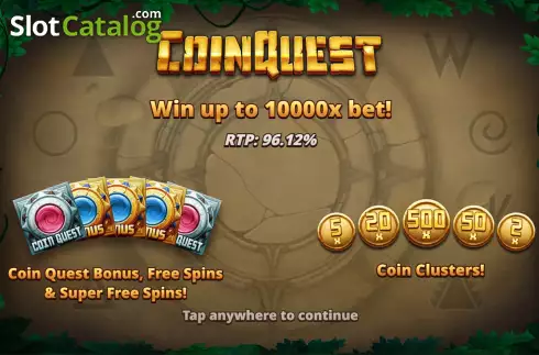 Скрин2. Coin Quest слот