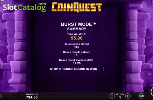 Скрин7. Coin Quest слот