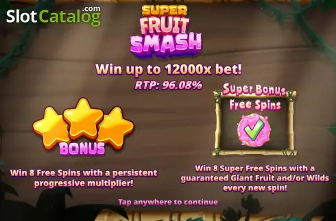Скрин2. Super Fruit Smash слот