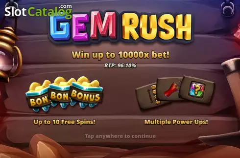 Скрин2. Gem Rush слот