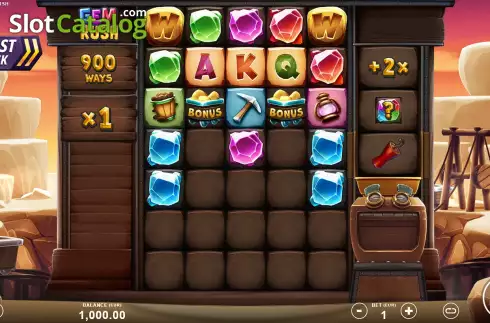 Скрин3. Gem Rush слот