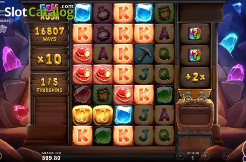 Скрин8. Gem Rush слот