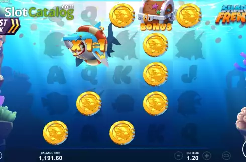 Скрин7. Shark Frenzy (Slotmill) слот