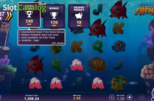 Скрин9. Shark Frenzy (Slotmill) слот