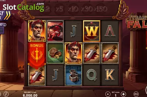 Скрин2. Tyrant’s Fall слот
