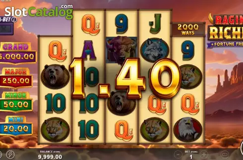 Скрин3. Raging Riches слот