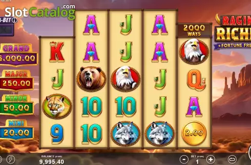 Скрин2. Raging Riches слот