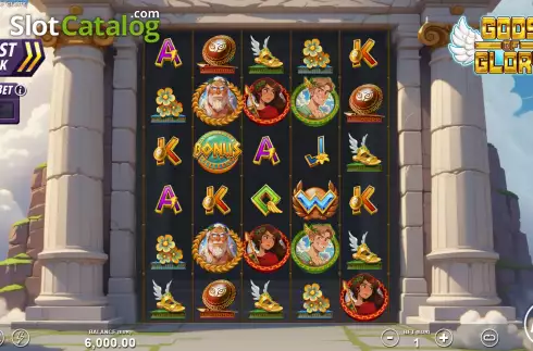 Скрин2. Gods of Glory слот
