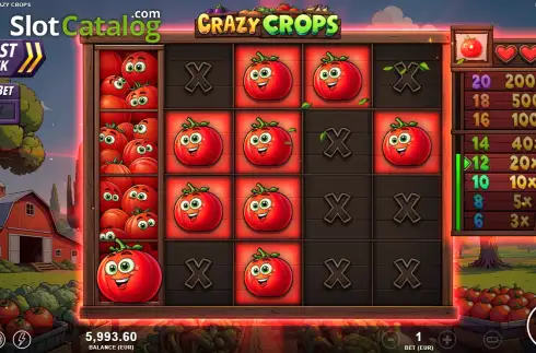 Скрин3. Crazy Crops слот