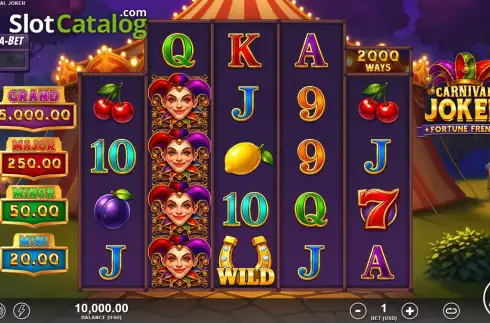 Скрин2. Carnival Joker слот
