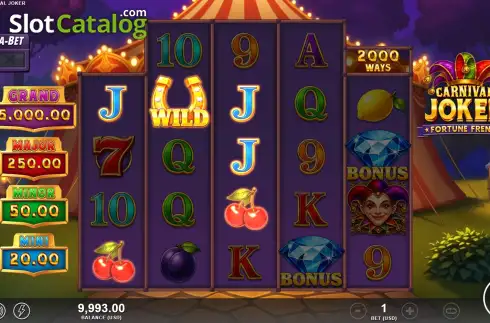 Скрин3. Carnival Joker слот