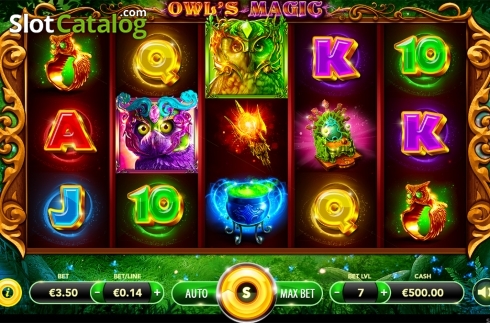 Скрин2. Owl's Magic слот