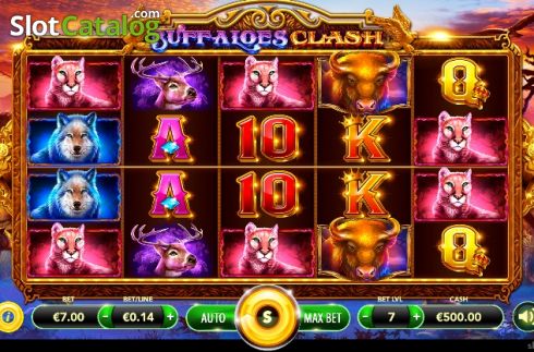 Скрин2. Buffaloes Clash слот