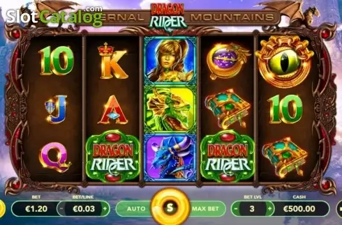 Скрин2. Eternal Mountains: Dragon Rider слот