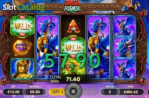 Скрин3. Eternal Mountains: Dragon Rider слот