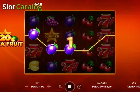 Скрин3. Mega Fruit 20 слот