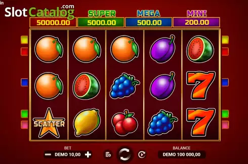 Скрин2. Sizzling Sevens Hold and Win слот