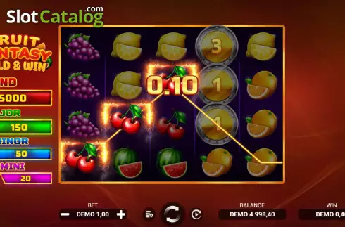 Скрин3. Fruit Fantasy Hold and Win слот