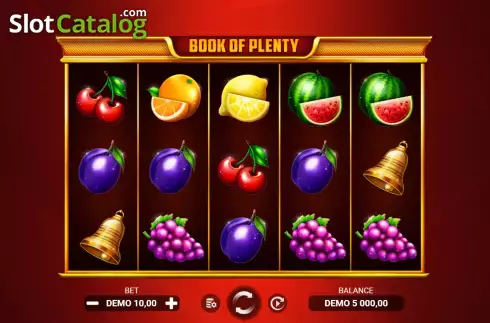 Скрин2. Book of Plenty слот