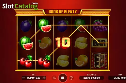 Скрин3. Book of Plenty слот