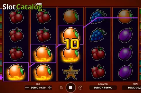 Скрин3. Sizzling Super Seven слот