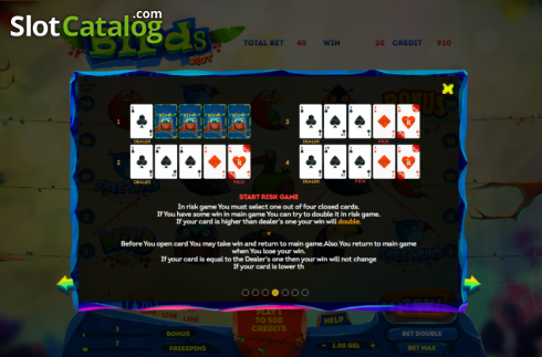 Скрин8. Birds Slot слот