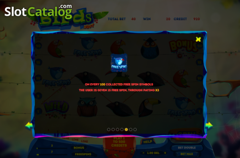 Скрин9. Birds Slot слот