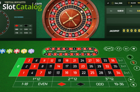 Скрин2. Virtual Roulette (Smartsoft Gaming) слот