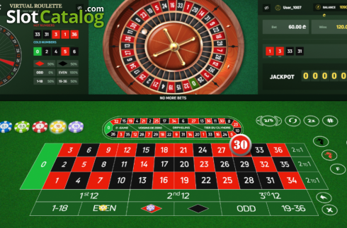 Скрин3. Virtual Roulette (Smartsoft Gaming) слот