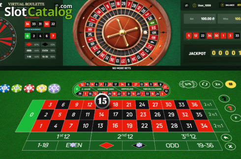Скрин4. Virtual Roulette (Smartsoft Gaming) слот