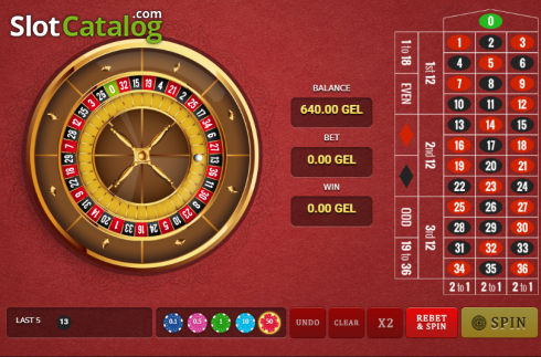 Скрин2. Bonus Roulette (Smartsoft Gaming) слот