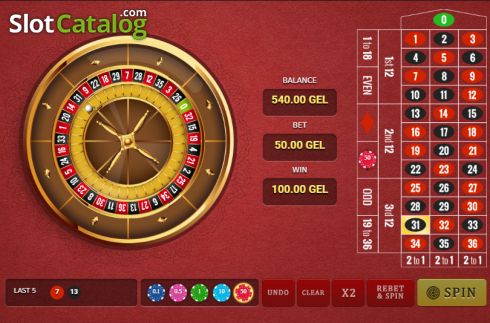 Скрин3. Bonus Roulette (Smartsoft Gaming) слот