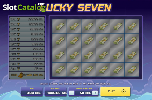 Скрин2. Lucky Seven слот
