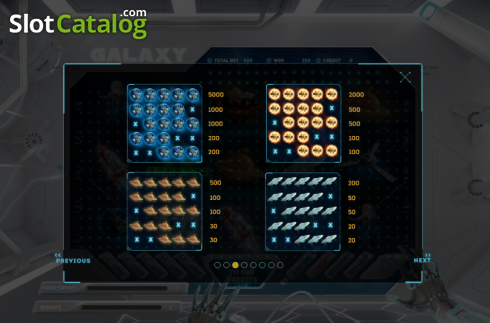 Скрин7. Galaxy Slot слот